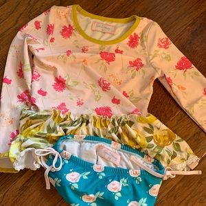 Sweethoney 5y rash guard swimsuit